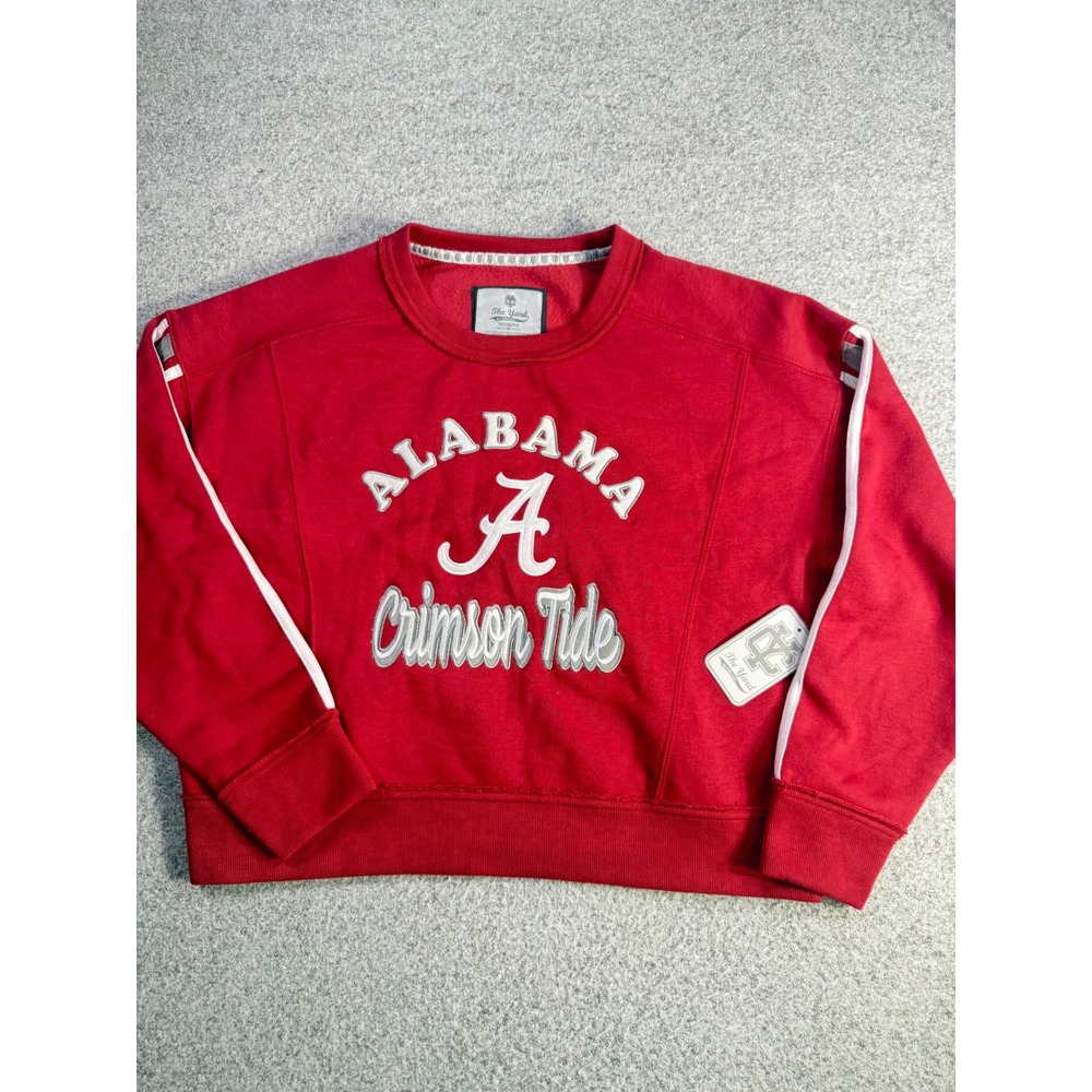 The Yard by Colosseum Alabama Crimson Tide Red Cropped Sweatshirt COFC31400 NWT